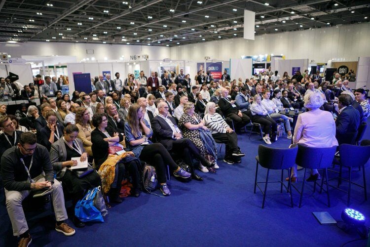 Delegates watching panel discussion